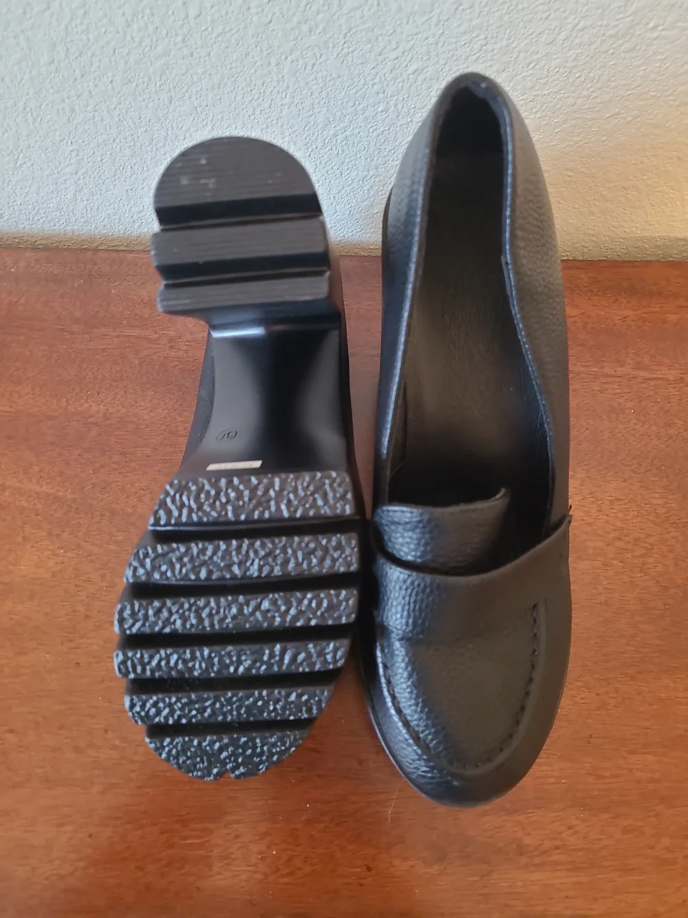 Chunky Goth Paltform Loafers Block Heel